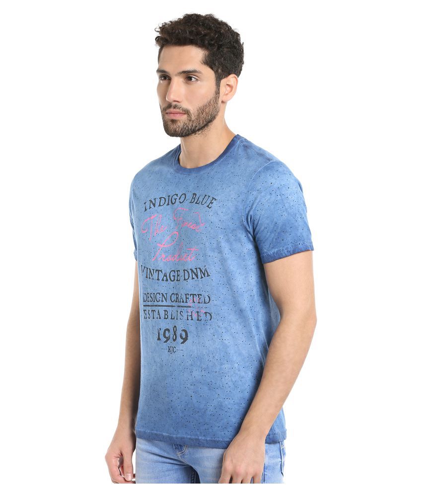 KILLER Blue Round T-Shirt - Buy KILLER 