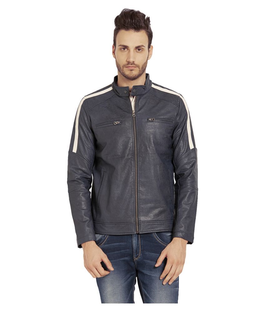 spykar leather jacket