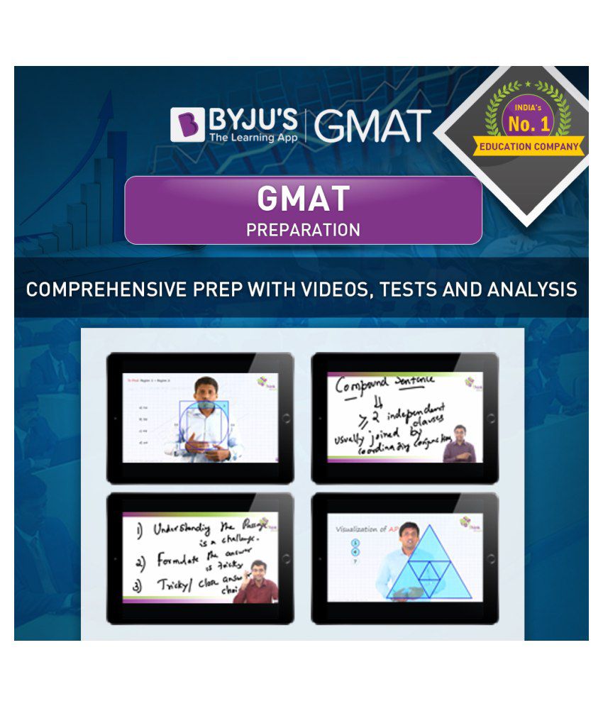     			BYJU'S GMAT Preparation - 3 Months Validity (Tablet) Tablet