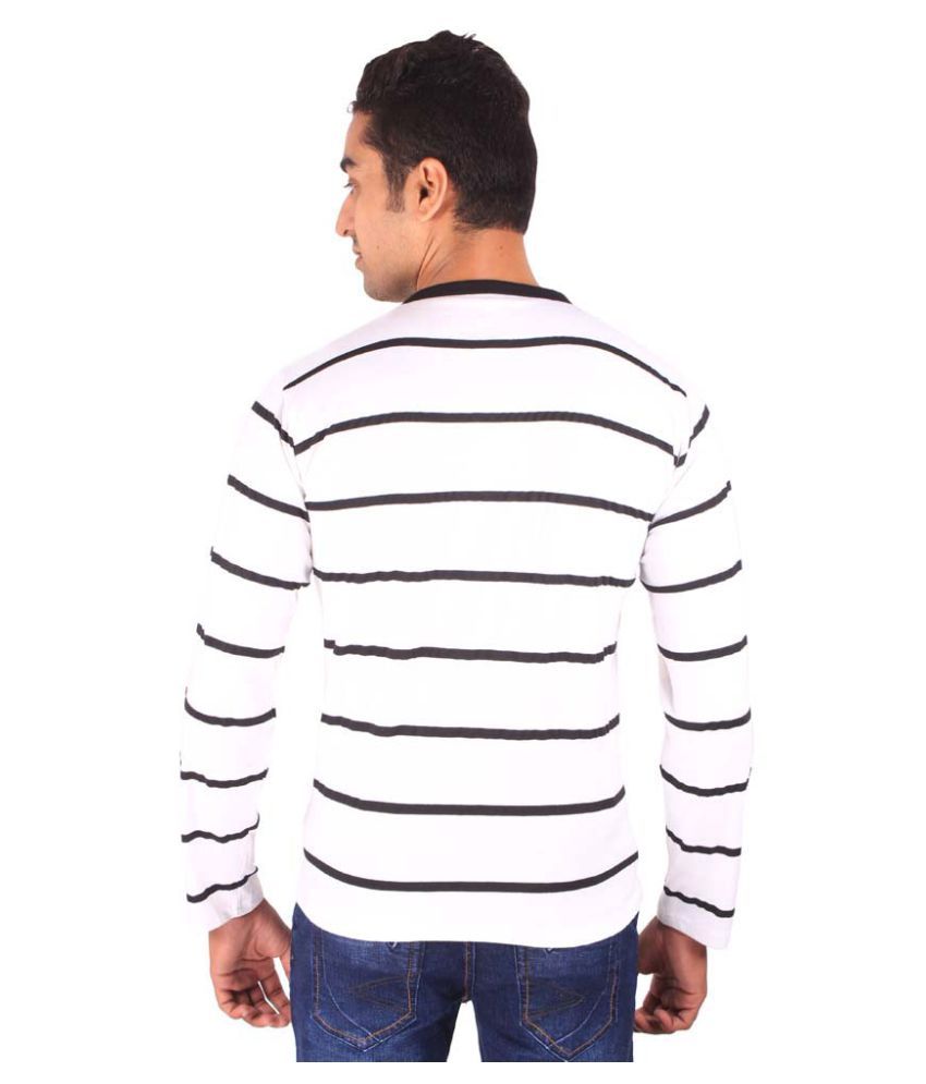 henley shirt white