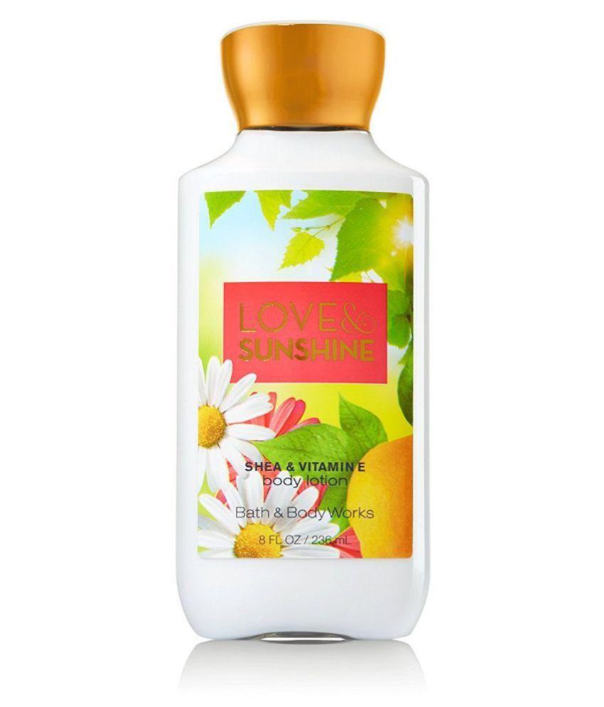 Bath & Body Works Vitamin E Lotion Love & Sunshine Body Lotion ( 236 ml