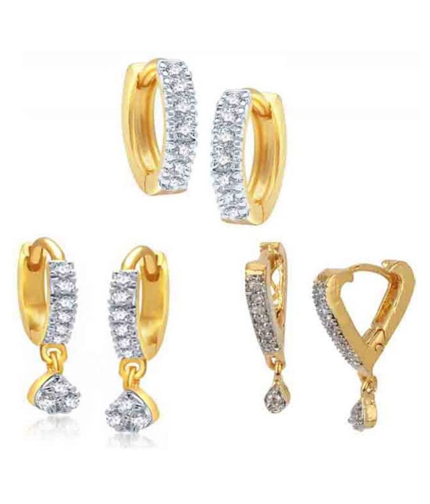     			Combo of Trendy Earrings Jewellery For Women and Girls (Combo of 3)