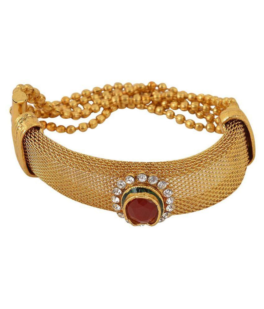 gold metal bracelet