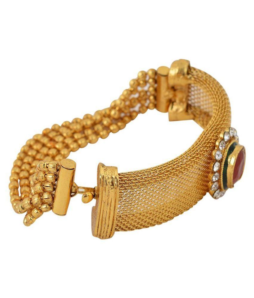 gold metal bracelet