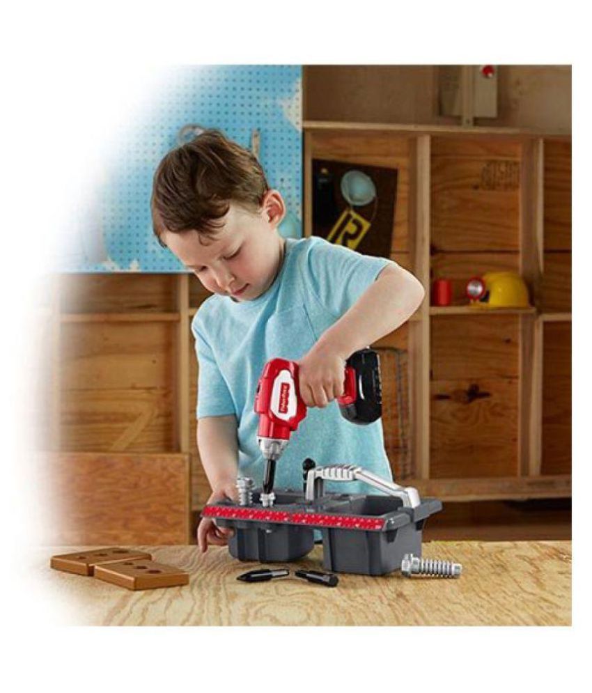 fisher price drilling action tool set