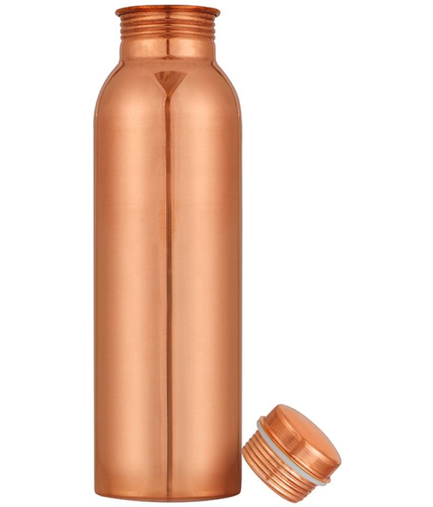 1000ml Pure Copper Bottle "1 Liter Water Bottle is Leak Proof & Joint