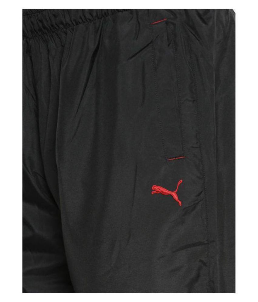 puma black tracksuit bottoms