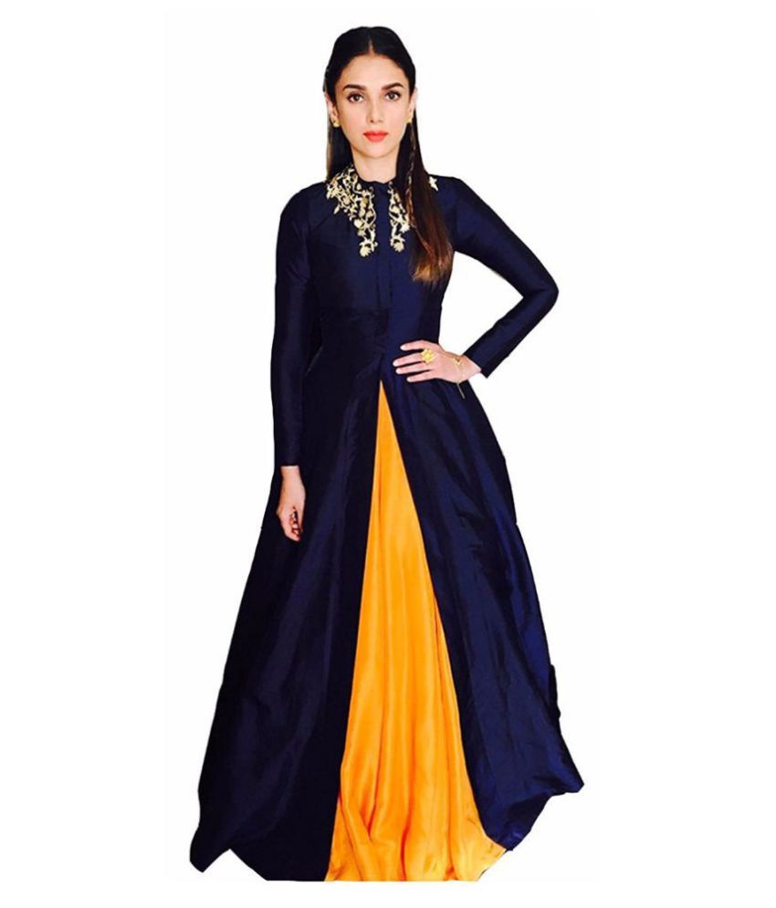design of silk gown