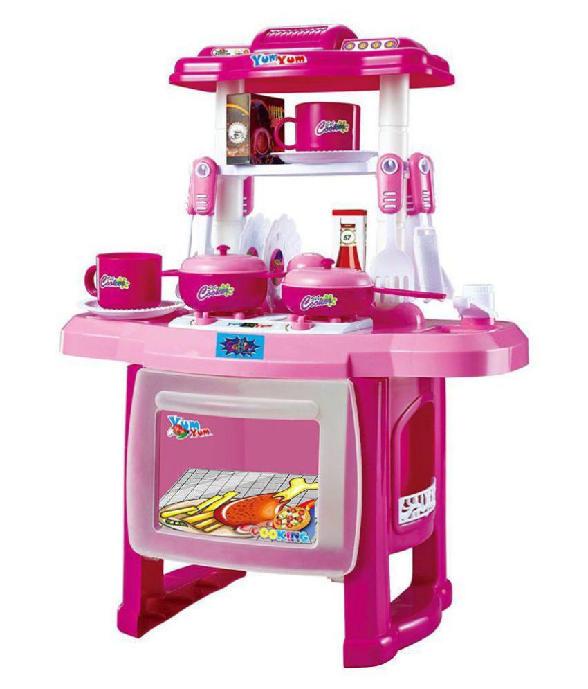 viruKitchen set children Kitchen Toys Large Kitchen Cooking Simulation Model Play Toy for Girl