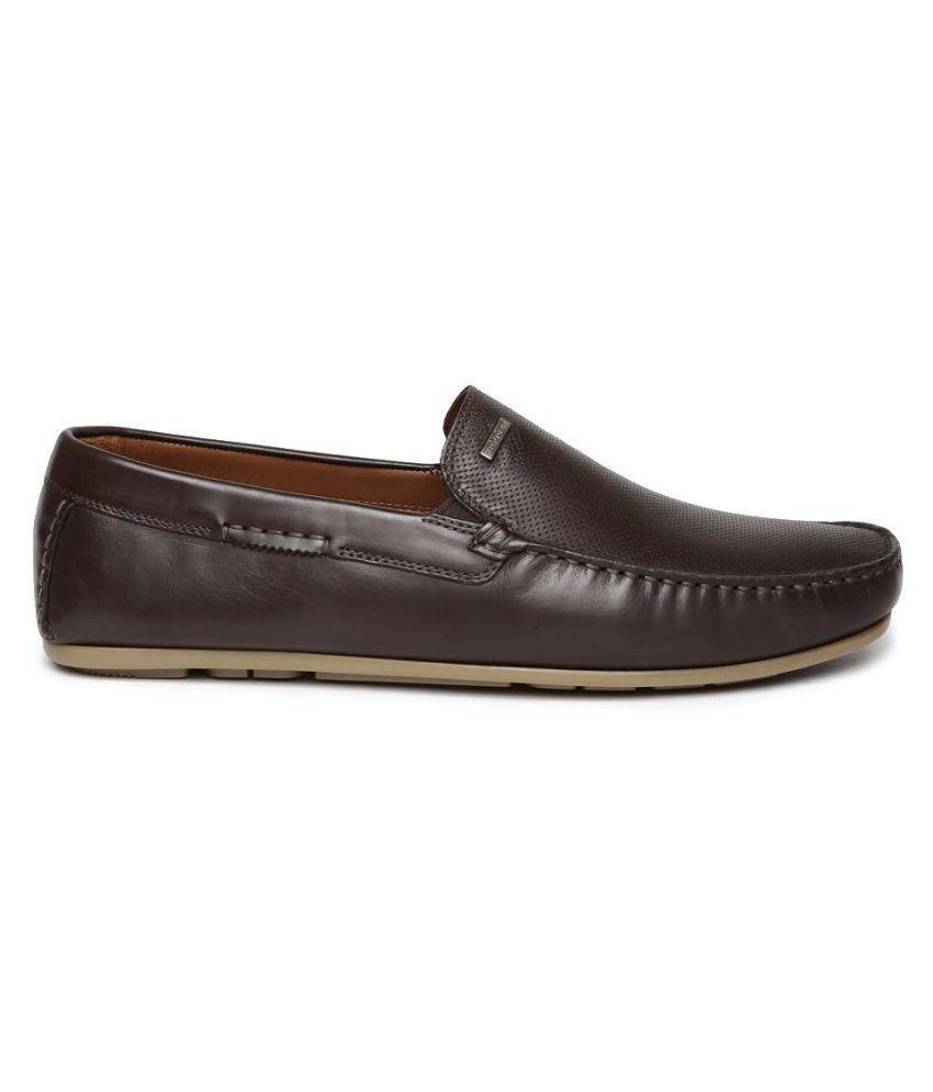 tommy hilfiger brown loafers