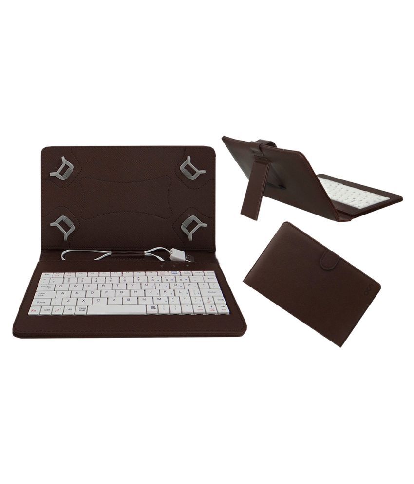 Dell Venue 8 Pro Keyboard Cover By Acm Brown Cases Covers Online At Low Prices Snapdeal India