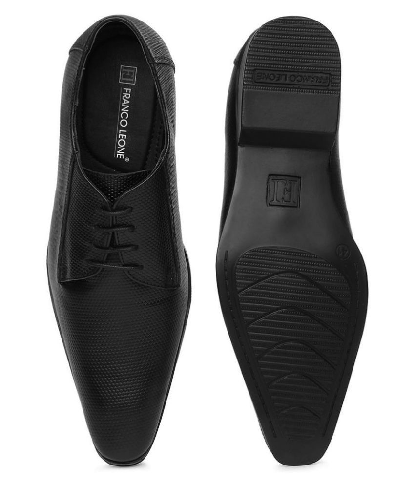 franco leone black shoes