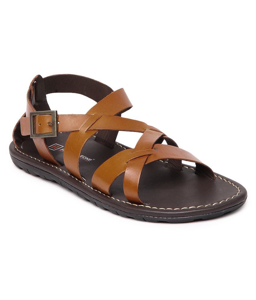 franco leone men's leather sandals and floaters