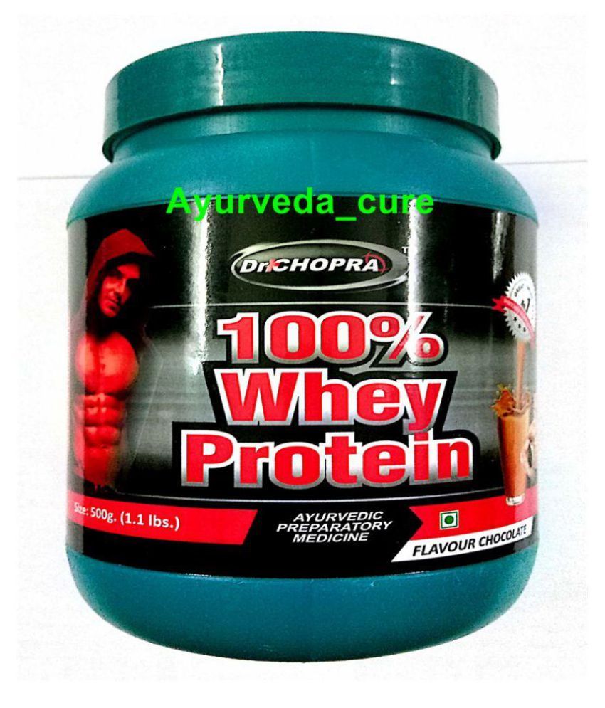 Ayurveda Cure Dr Chopra's 100 Whey Protein 500 gm Weight Gainer Powder Buy Ayurveda Cure Dr