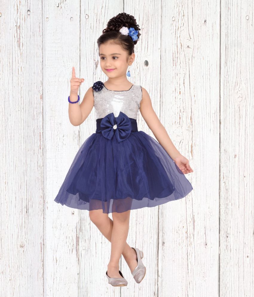 satin full frock