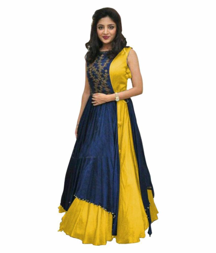 design of silk gown