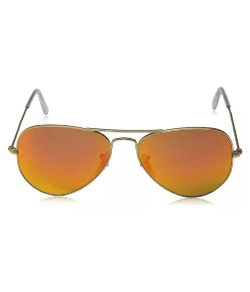 Jinal Fashion Orange Pilot Sunglasses 1025 Buy Jinal Fashion Orange Pilot Sunglasses 