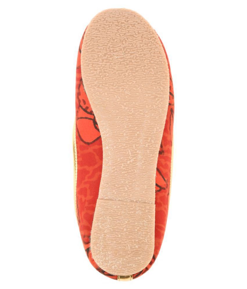 Hepburnette Red Ballerinas Price in India- Buy Hepburnette Red ...