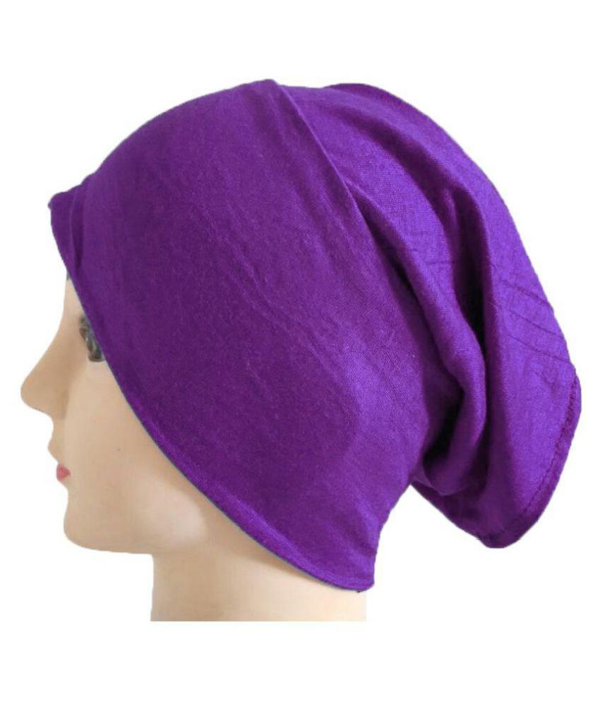 Hijab Tube Cap Indigo Women Under Scarf Stole Men Bonnet Head Hair