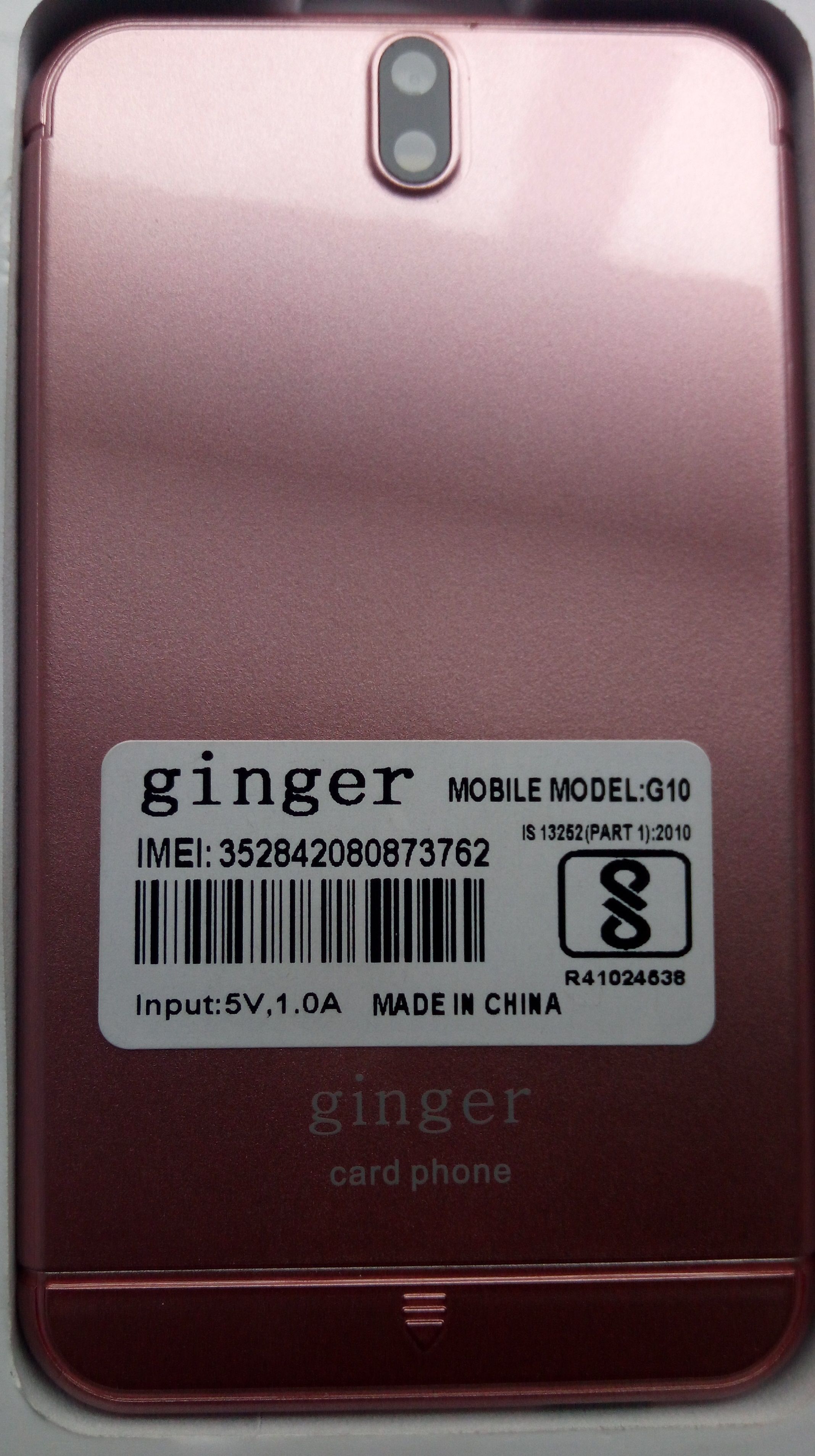 Ginger G 10 Light Weight Mobile Phone 32 MB Feature Phone Online at