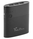 FoxProx FX-6K-Triple Output 6000 -mAh Li-Ion Power Bank Black