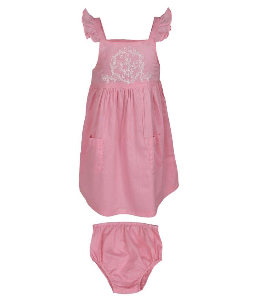 pink newborn gown