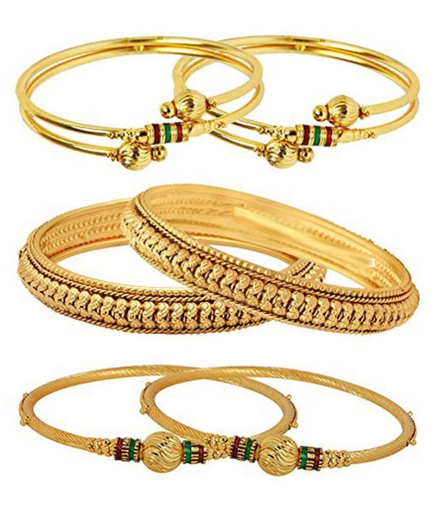     			YouBella Fashion Jewellery Stylish Bangles Combo for Girls and Women