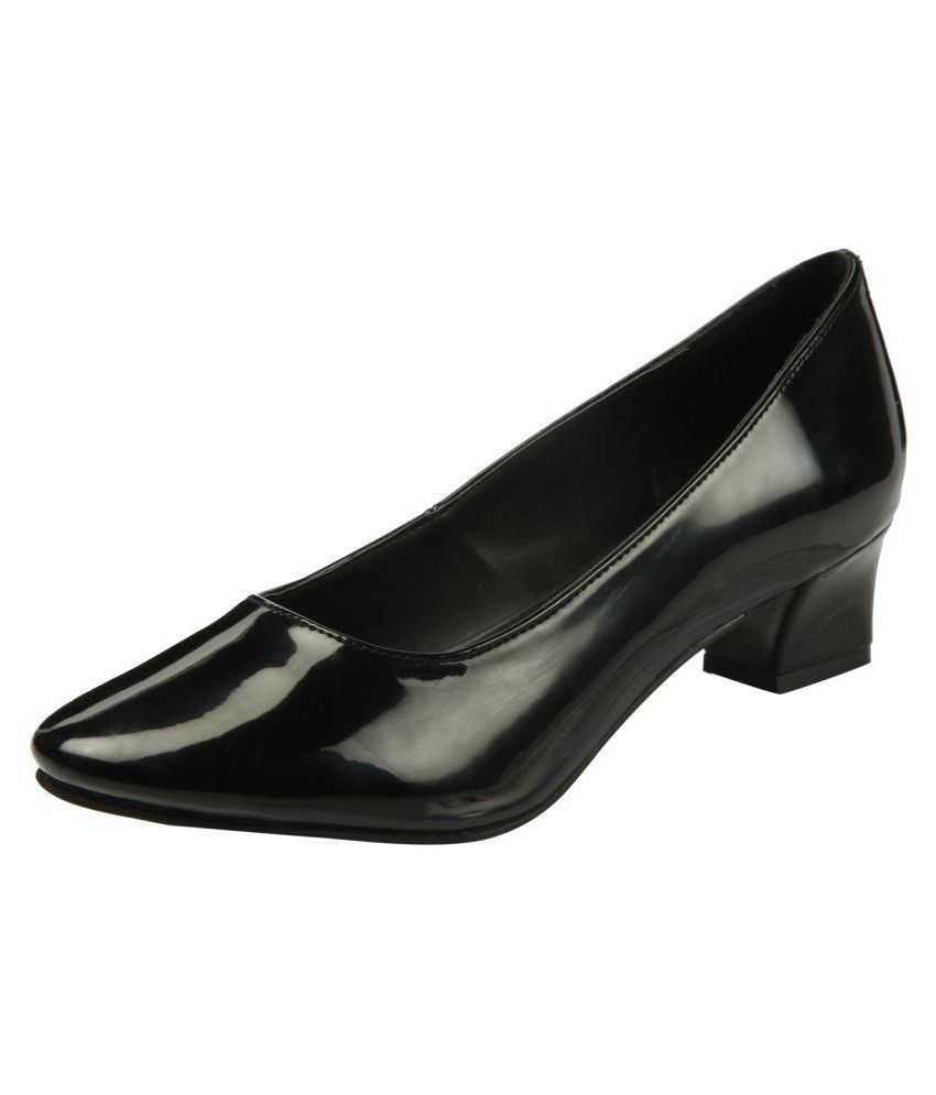 Heels & Shoes Black Block Heels Price in India- Buy Heels & Shoes Black ...