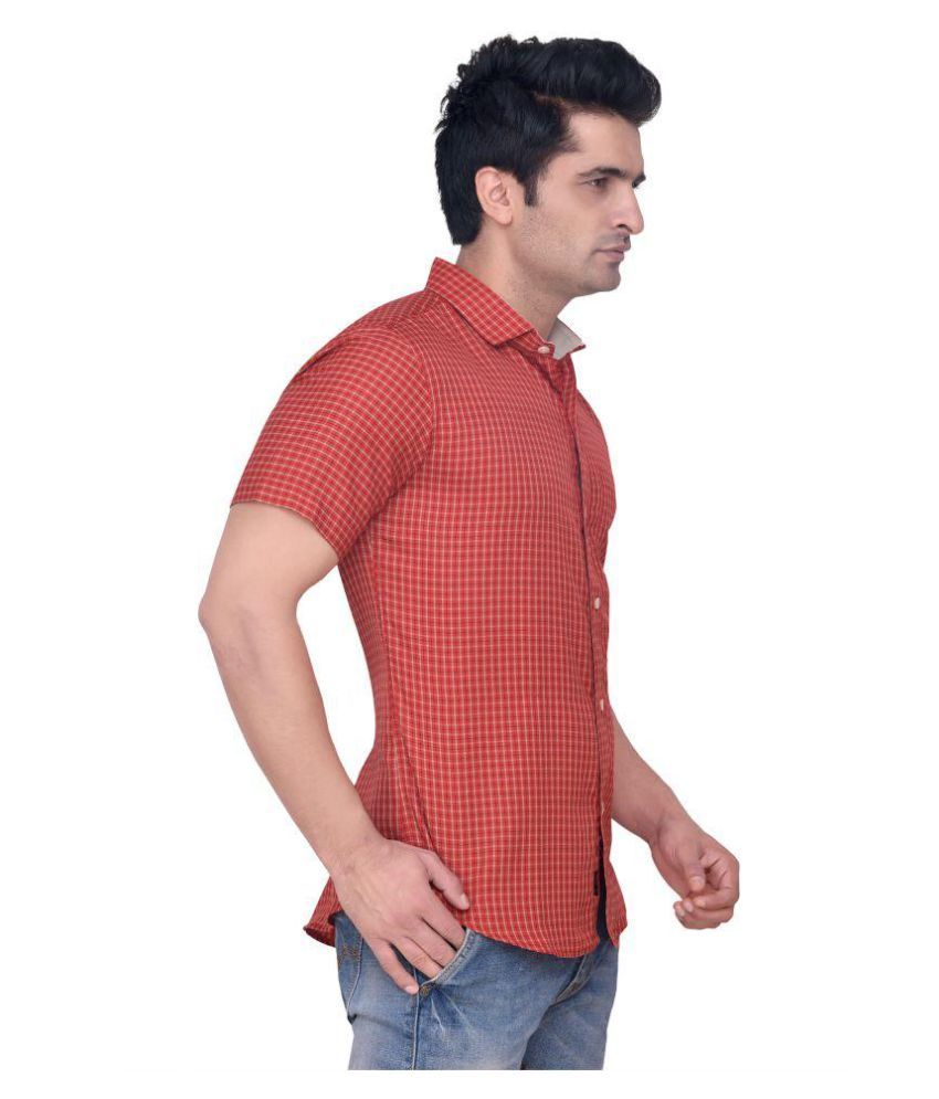 PP Shirts Brown Casual Regular Fit Shirt - Buy PP Shirts Brown Casual ...