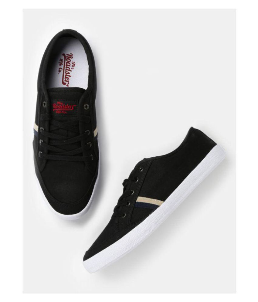 Roadster Sneakers Black Casual Shoes 