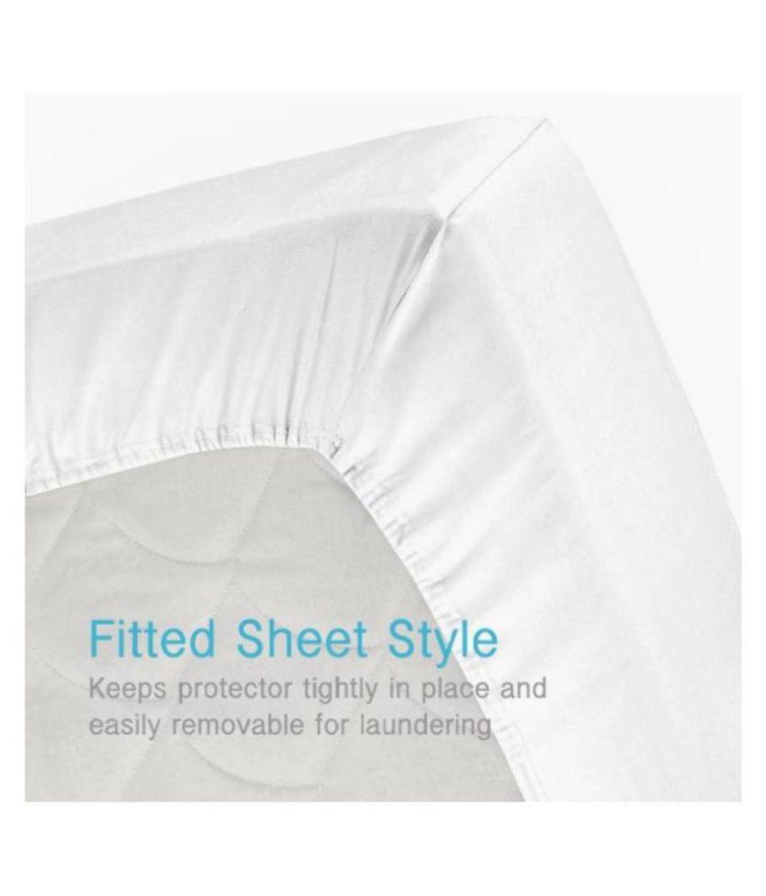 Sleep Matic White Rubber Waterproof Sheet ( 190 cm A 152 cm 1 pcs