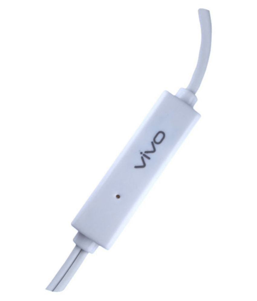 Vivo Y55S In Ear Wired Earphones With Mic Buy Vivo Y55S In Ear Wired