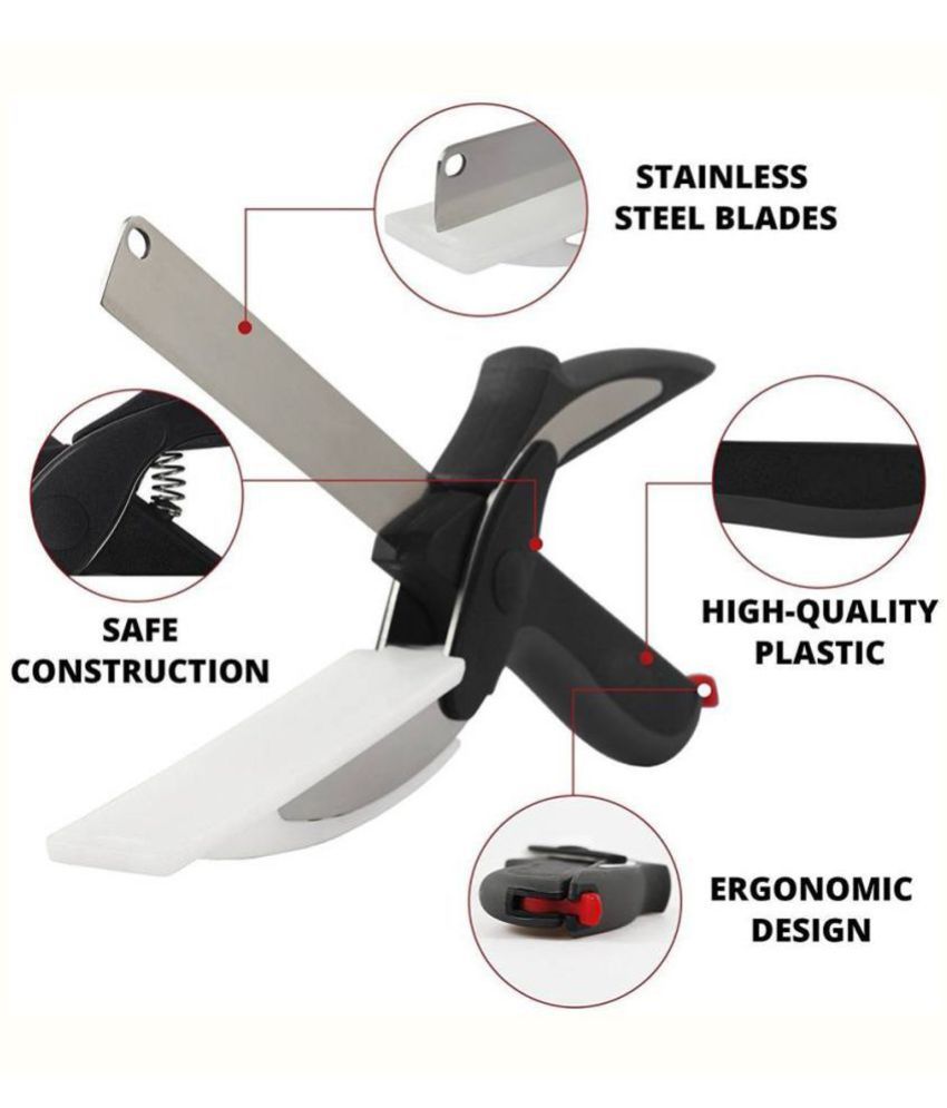 Bentag Clever Cutter - 2 in 1 Kitchen Knife with Chopping Board ...