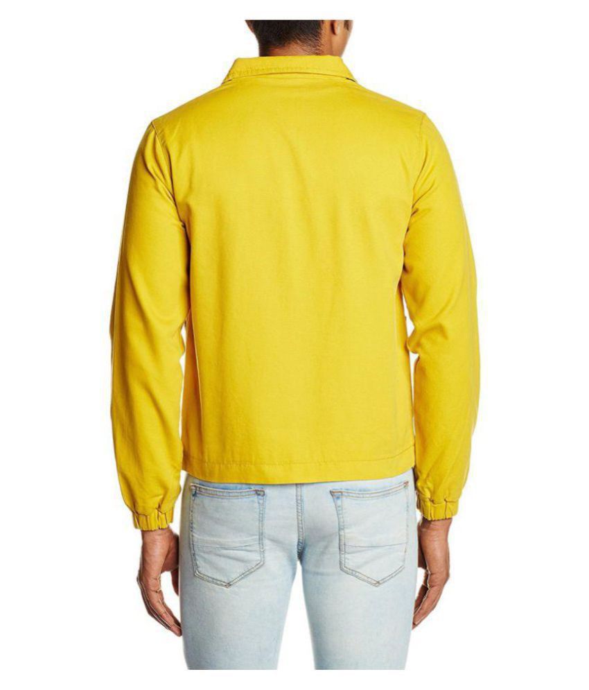 United Colors of Benetton Yellow Casual Jacket - Buy United Colors of ...