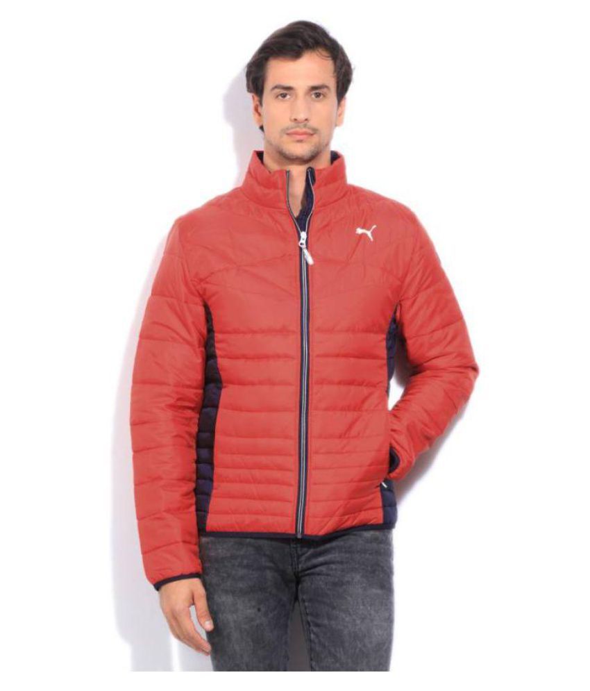 Puma Red Quilted \u0026 Bomber Jacket - Buy 