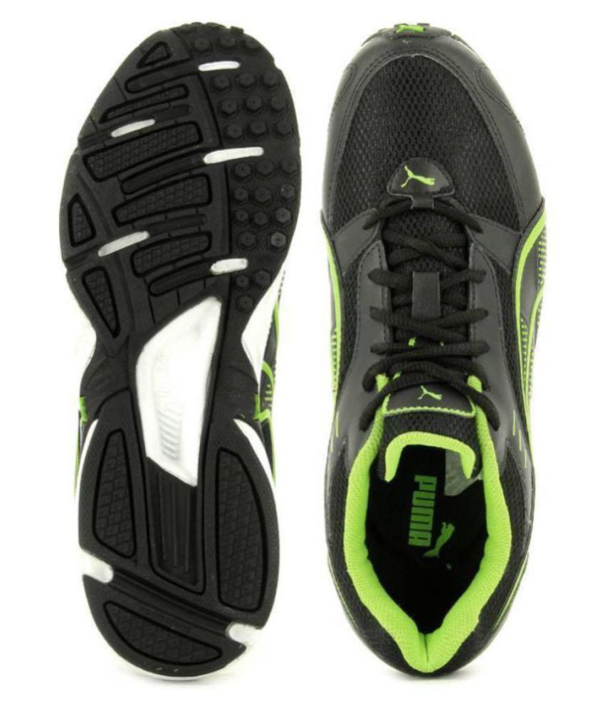 Puma Atom DP Black Running Shoes