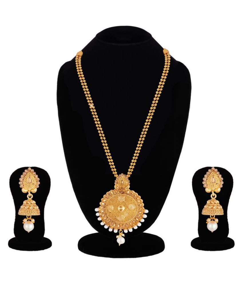 Apara Jalebi Pendant Ball chain Jewellery Set with Pearl for Women Buy Apara Jalebi Pendant