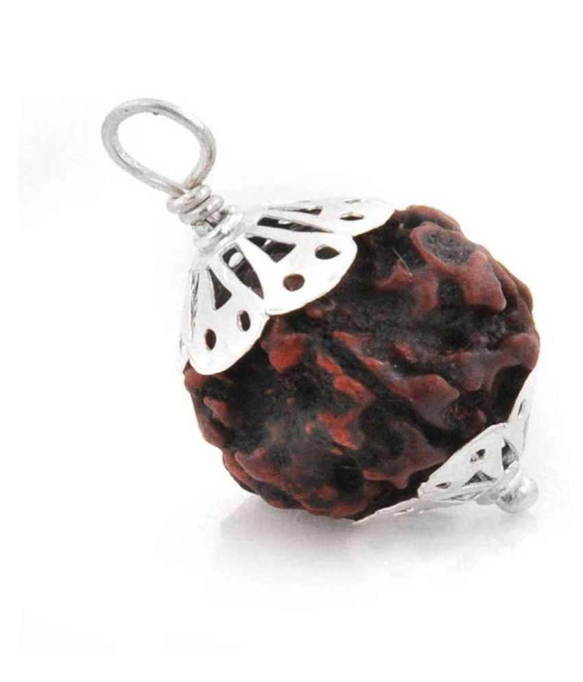     			Shivoham 5 Mukhi Rudraksha with Sliver Cap 5 Face Rudraksha