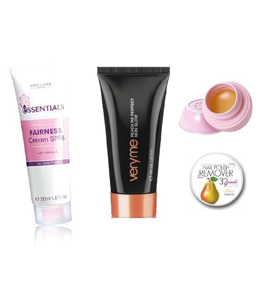 Oriflame Makeup Combo Of Essential Fairness Cream Spf 8 Facial Kit