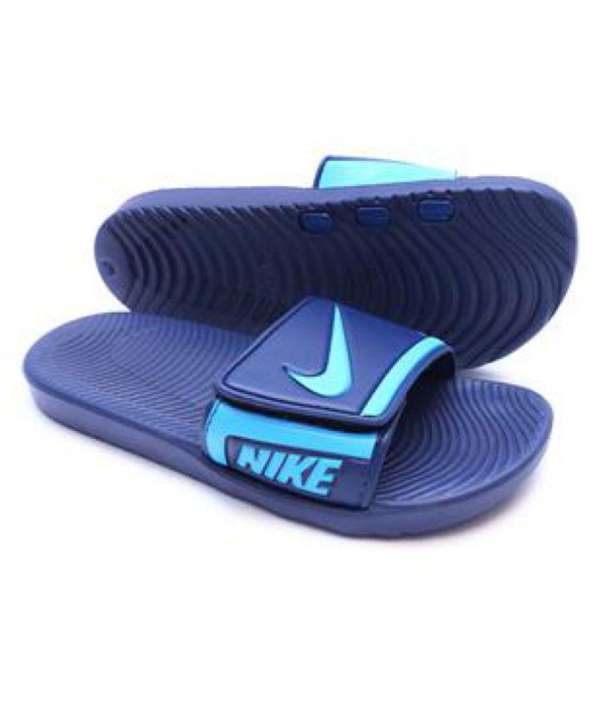 Nike Blue Slide Flip flop - Buy Nike Blue Slide Flip flop Online at ...