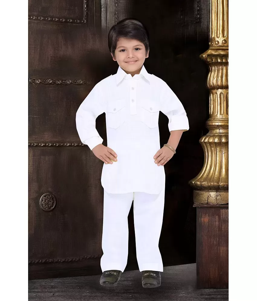 Buy Ruaab Men's Black Colour Pathani Kurta Pajama Pant Style (36) at  Amazon.in