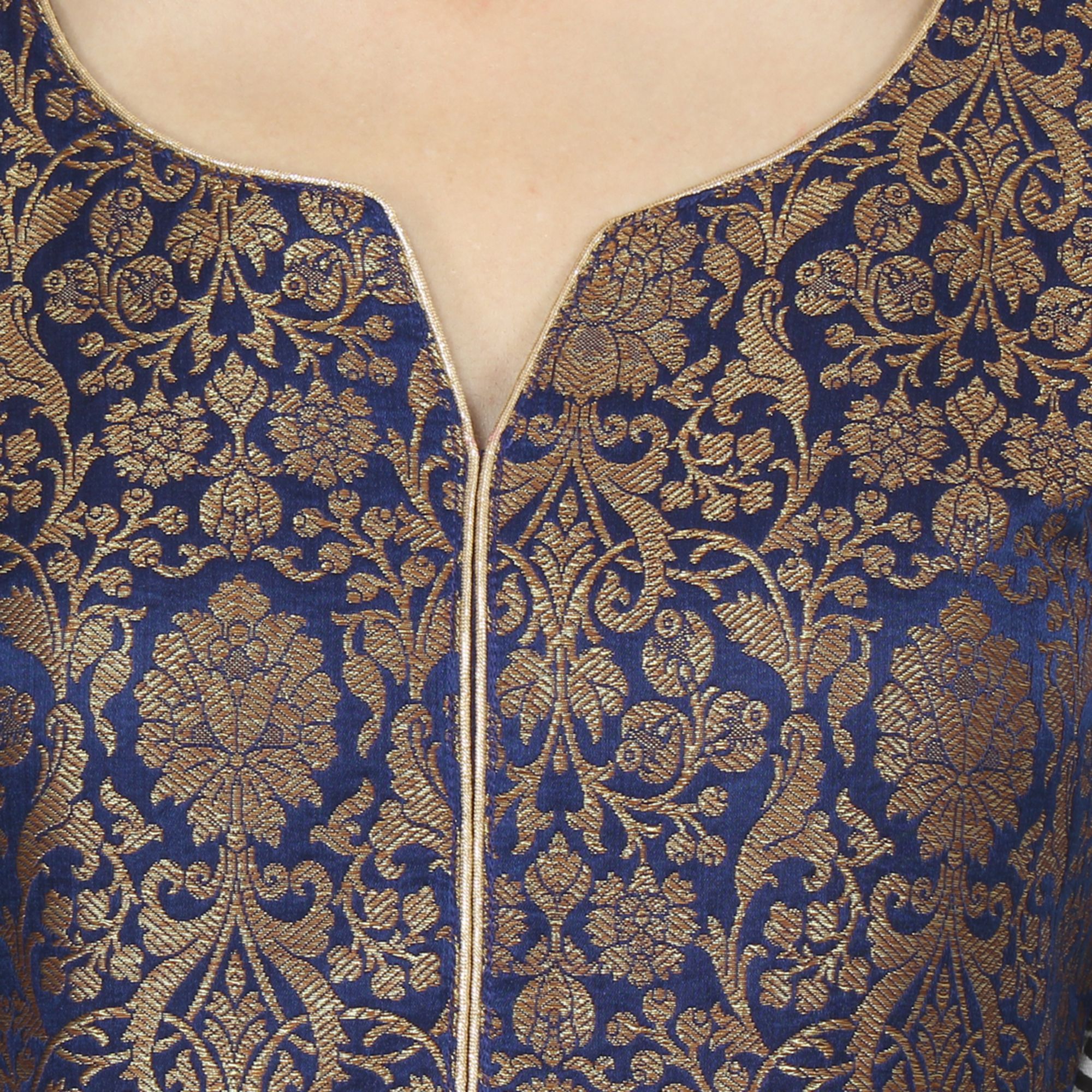 brocade anarkali kurti