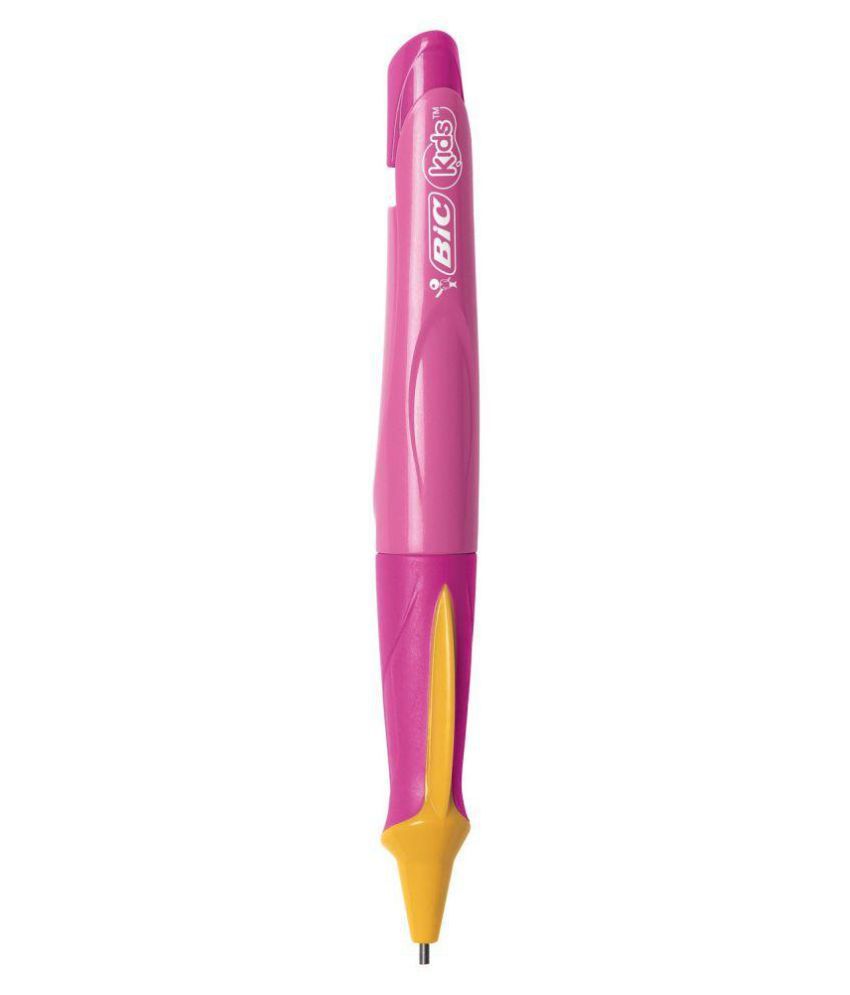 1.3 mm BIC Kids Pencil 1-Count Pink Barrel,