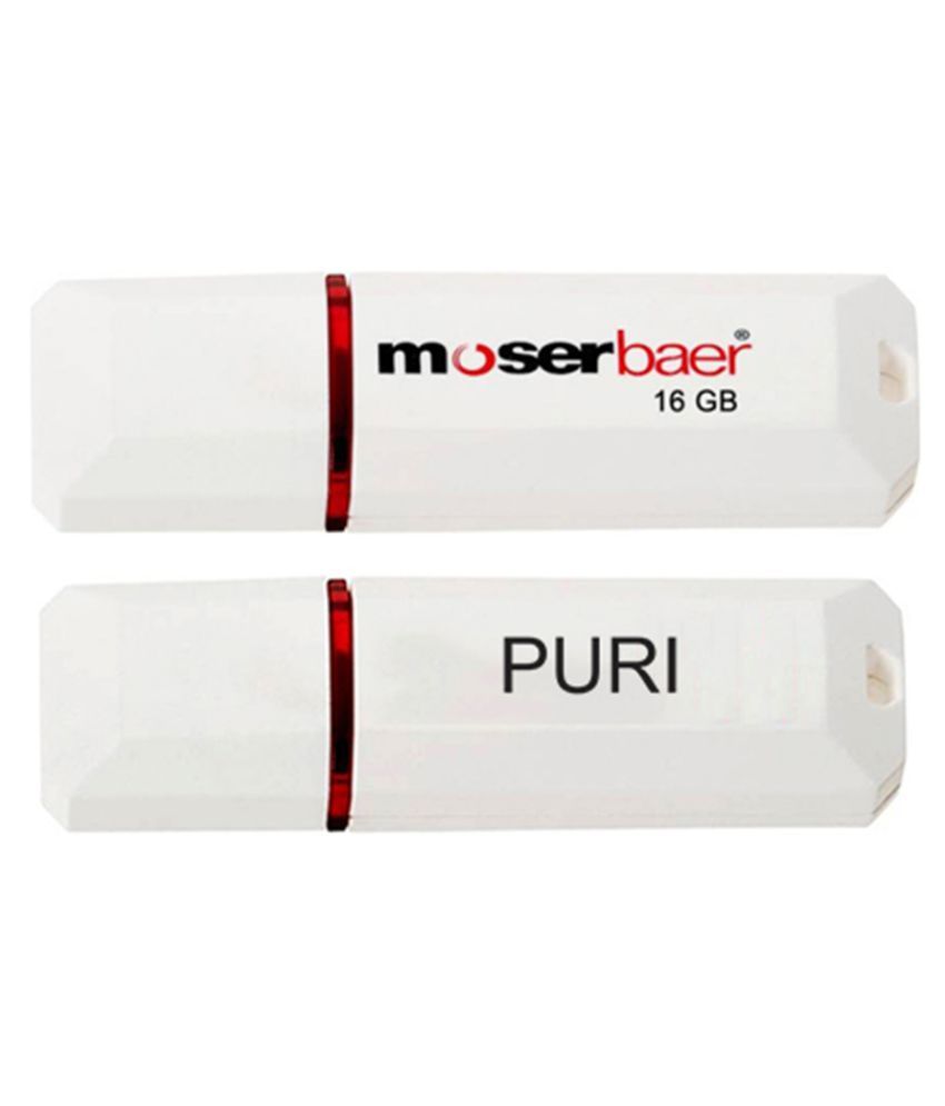 Moserbaer 16GB USB 2.0 Utility Pendrive Single - Buy Moserbaer 16GB USB ...