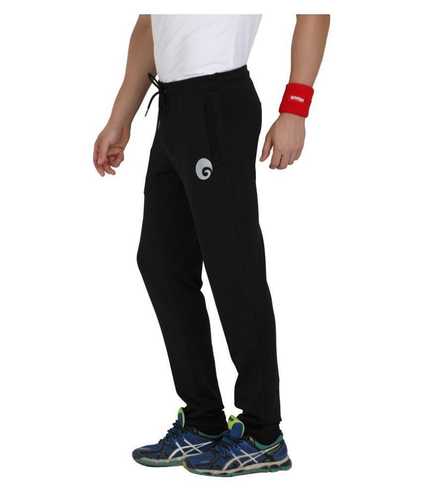 New Men Omtex - Black Cotton Mens Trackpants ( Pack of 1 ) - L 2025 at ShopCircuit | ONDC