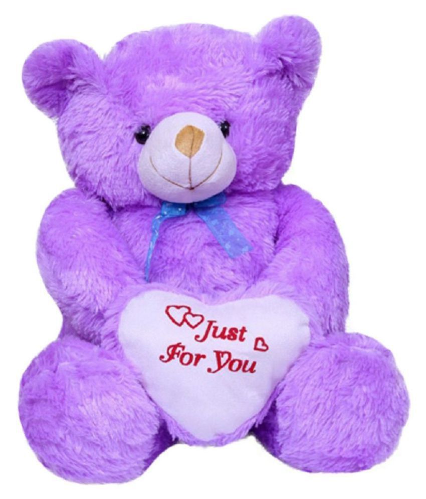 giant teddy bear purple