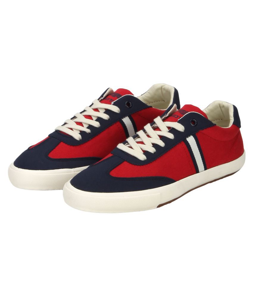 Red Tape Men Canvas Red Casual Shoes - Buy Red Tape Men Canvas Red ...