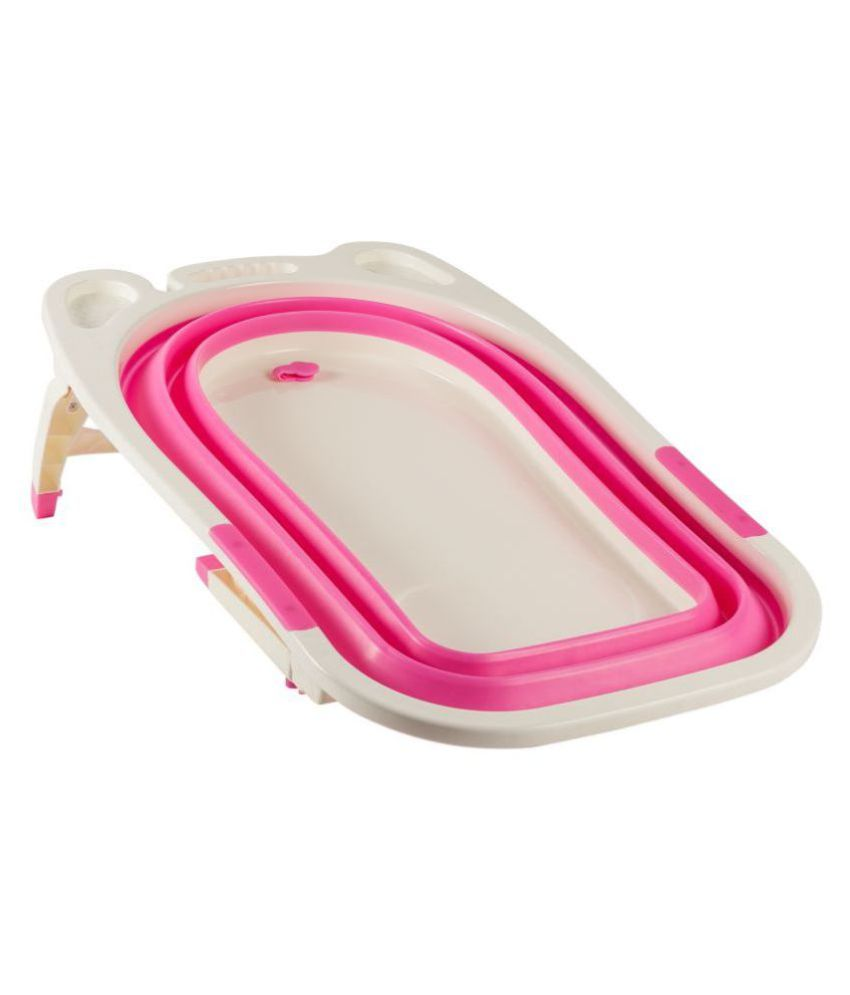 UGrow Pink Polypropylene Baby Bath Tub Buy UGrow Pink Polypropylene