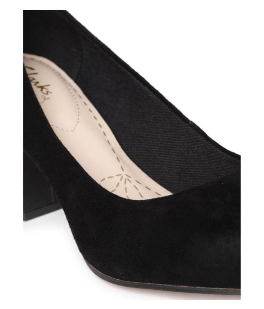 clarks block heels
