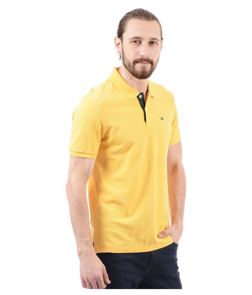 Arrow Yellow Regular Fit Polo T Shirt - Buy Arrow Yellow Regular Fit ...